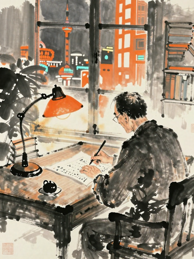鲁迅杂文 插画