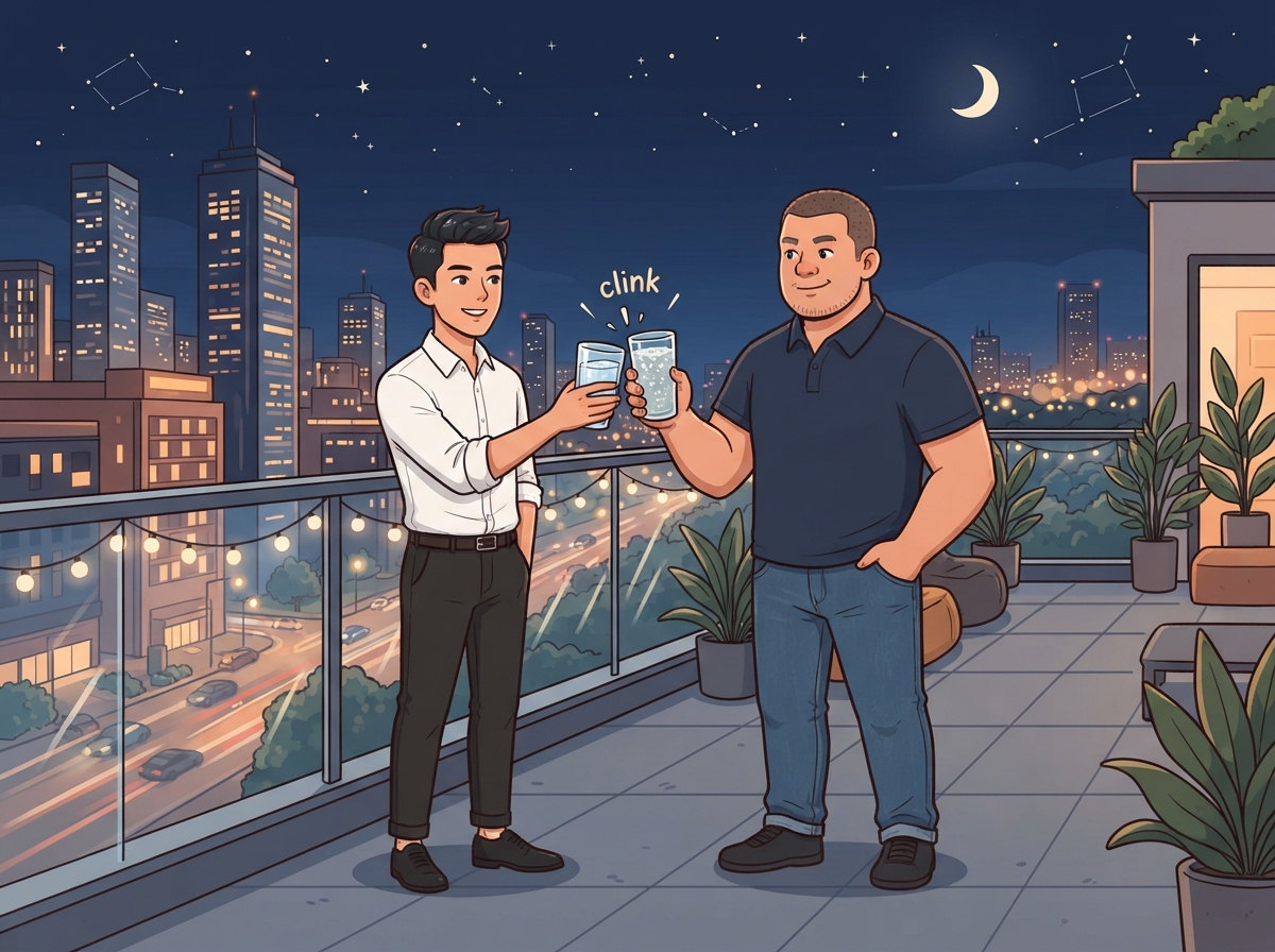 天台举杯